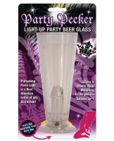 Bachelorette Party Light Up Penis Flashing Beer Glass
